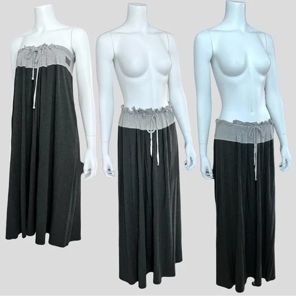 Vintage FENDI Convertible Maxi Skirt / Strapless Dress – Made in Italy - Picture 4 of 16
